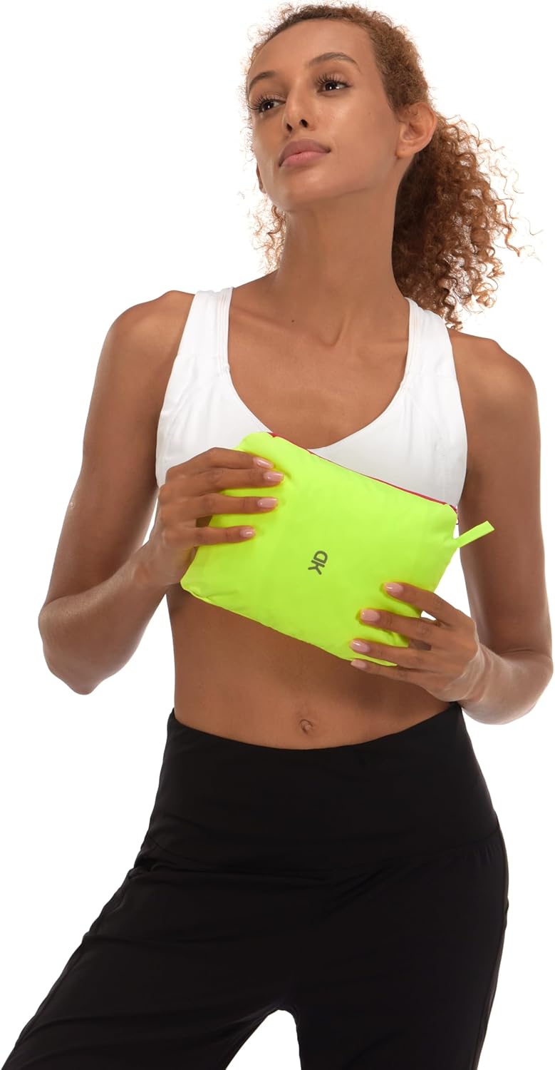 Little Donkey Andy Women's Lightweight Rain Cycling Stretch Jacket with Hood, Windproof and Waterproof, Ultralight Packable - Image 6