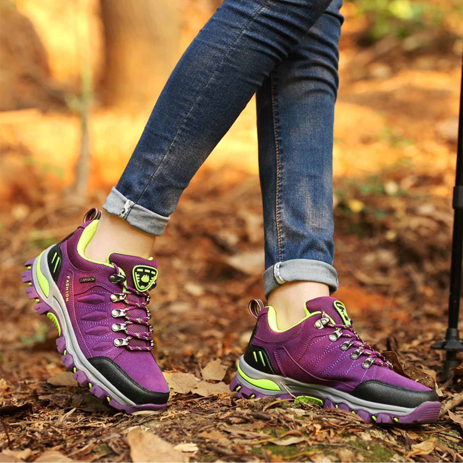 Zapatos de Senderismo Mujer Antideslizantes Escalada Trekking Sneakers Zapatos de Montaña