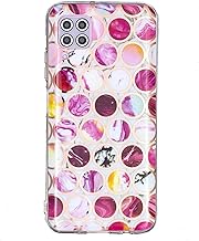 6City8Ni Colorido rosa tótem compatible con Samsung A42, Bling Glitter Silicona TPU flexible cubierta hecha a mujeres y niñas fácil con comodidad en el camino