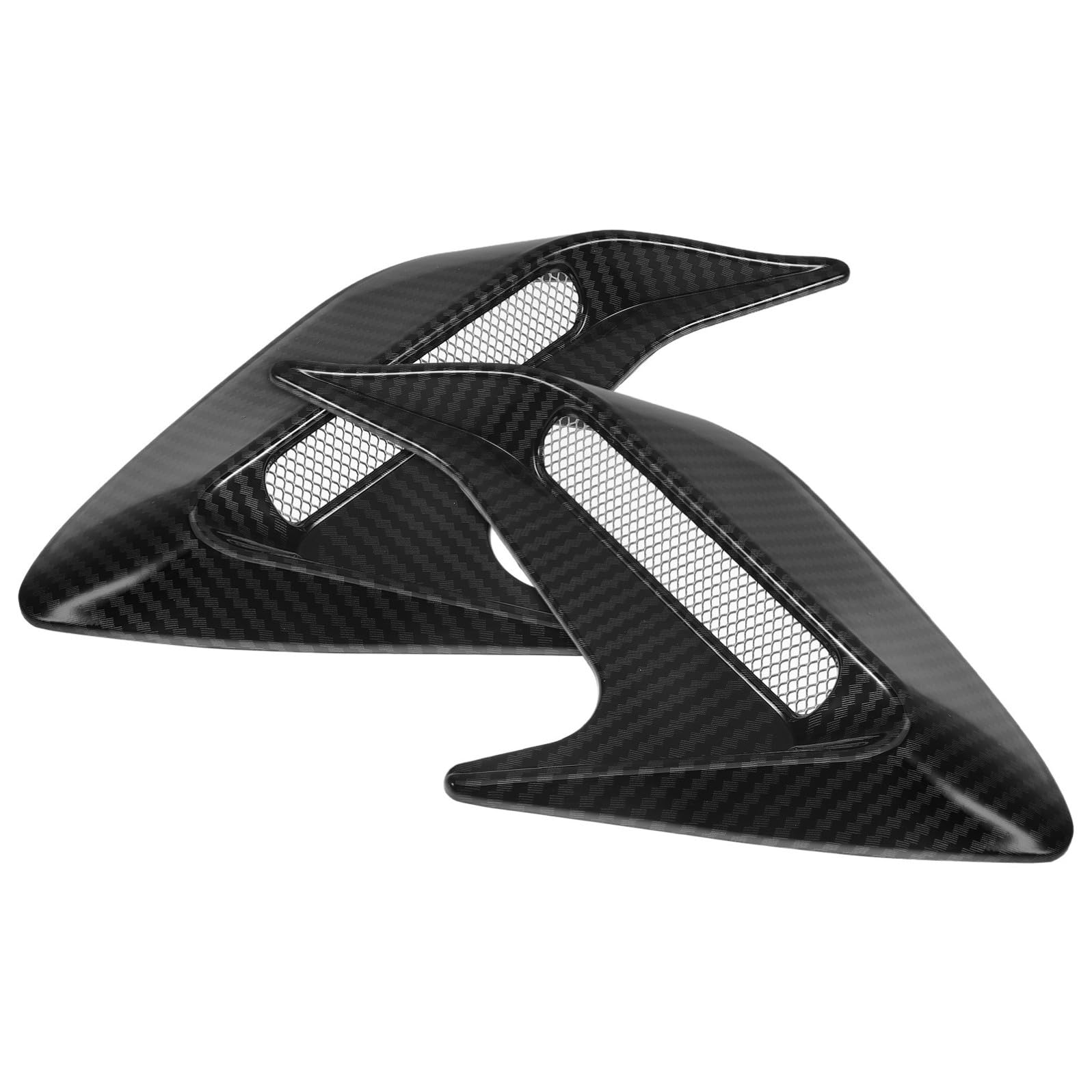 Presa d Aria Laterale per Auto Nero in Abs Decorazione Cofano Ventilazione Auto Modifica Esterni Design Realistico e Stile Unico