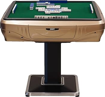 Amazon | WMT 全自動麻雀卓 P28 静音タイプ ゴールド | 麻雀