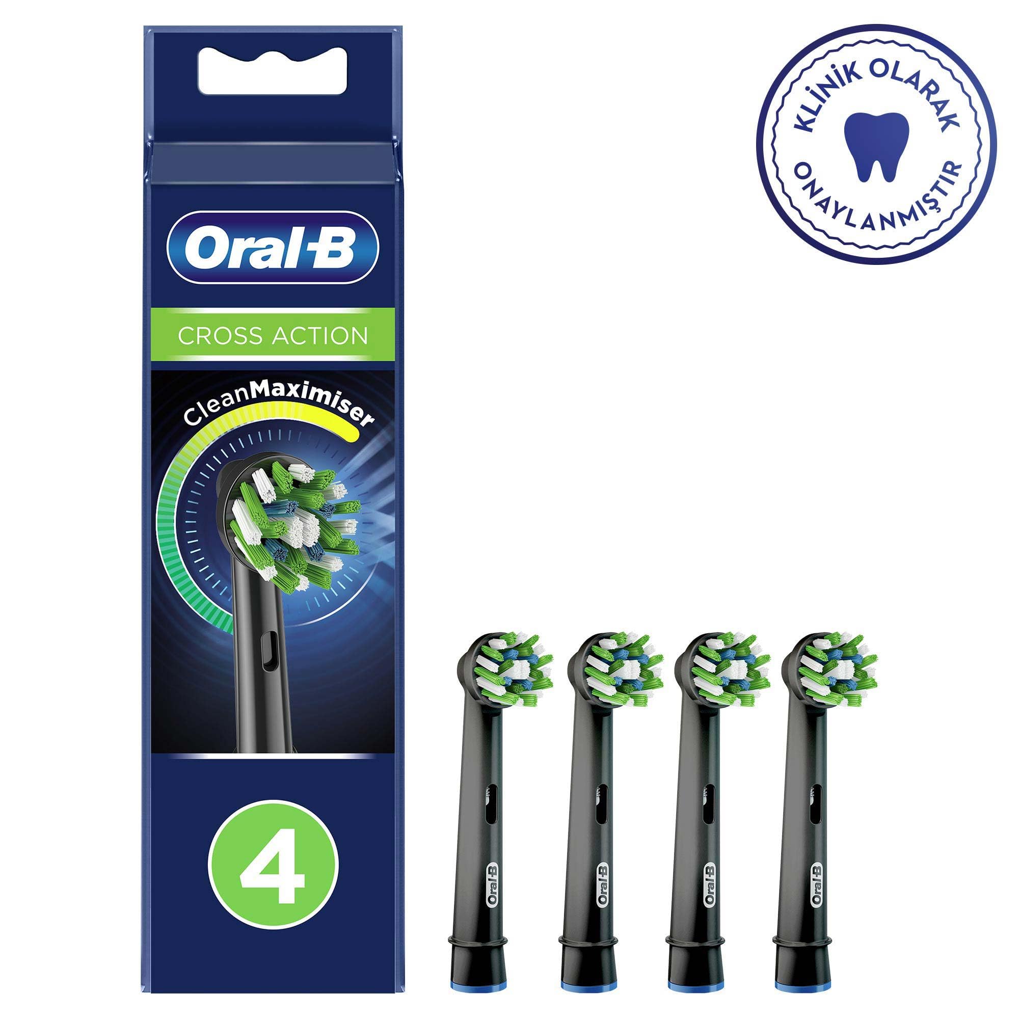 Oral-B Şarjlı Diş Fırçası Yedek Başlığı Cross Action X-Filament 4 adet ürün