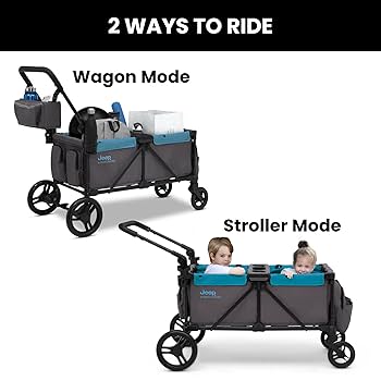 Jeep ストローラワゴン Amazon.com : Jeep Sport All-Terrain Stroller Wagon by Delta