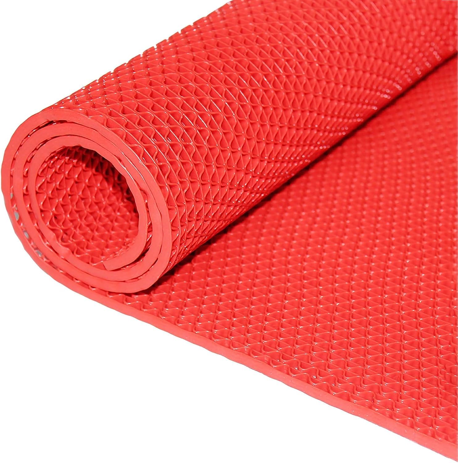 QYMYOZ PVC Waterproof Floor Mats For Indoor/outdoor Showers, Swimming Pools, Kitchens(Red,120cmx200cm)