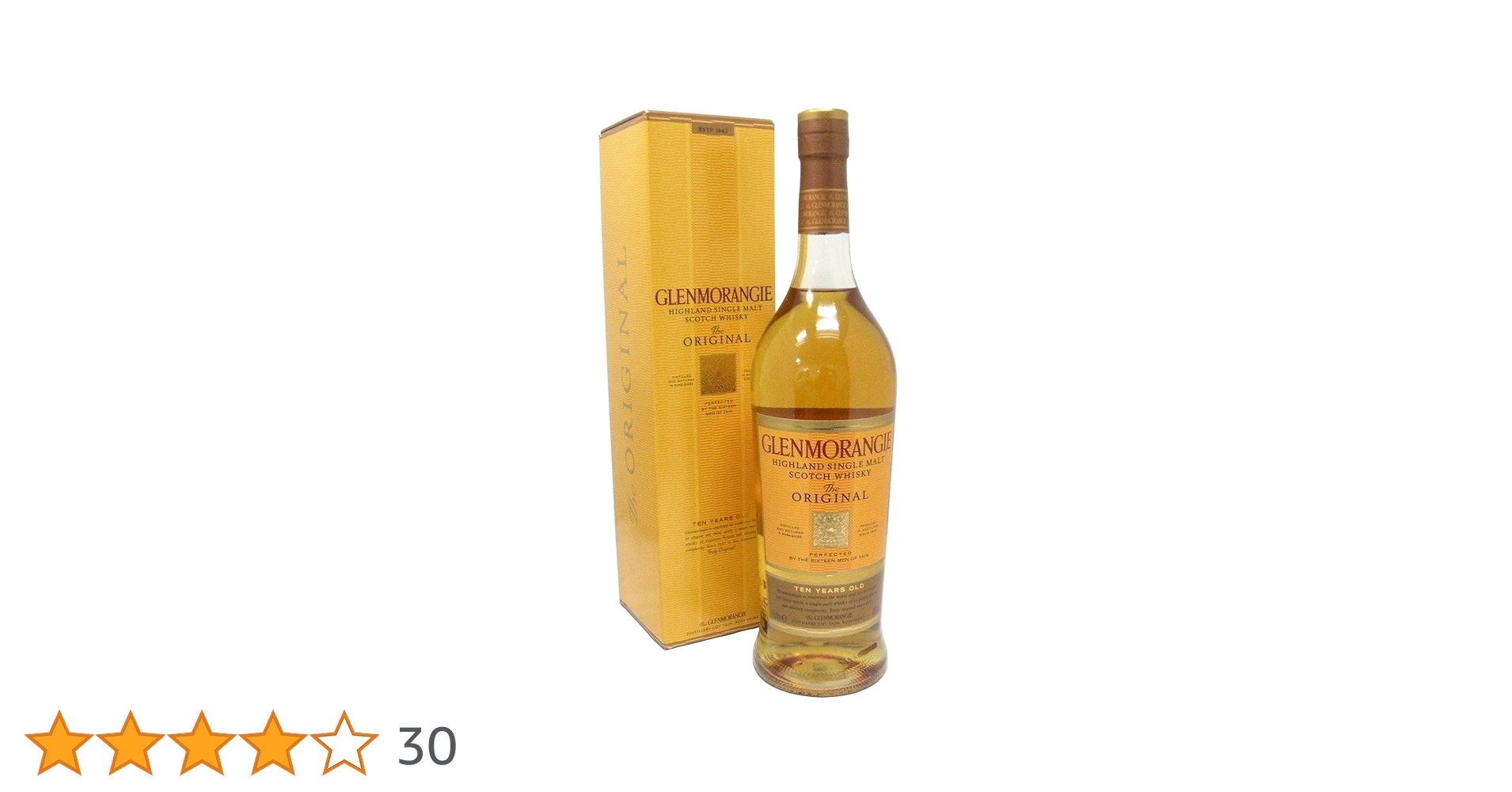 グレンモーレンジ Glenmorangie 10年1000ml ウイスキー Amazon.co.jp: [終売品] グレンモーレンジィ オリジナル 10年 40