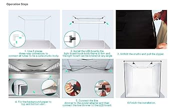 Lightbox, GLZ 24x24 Inch Photo Studio Light Box Shooting