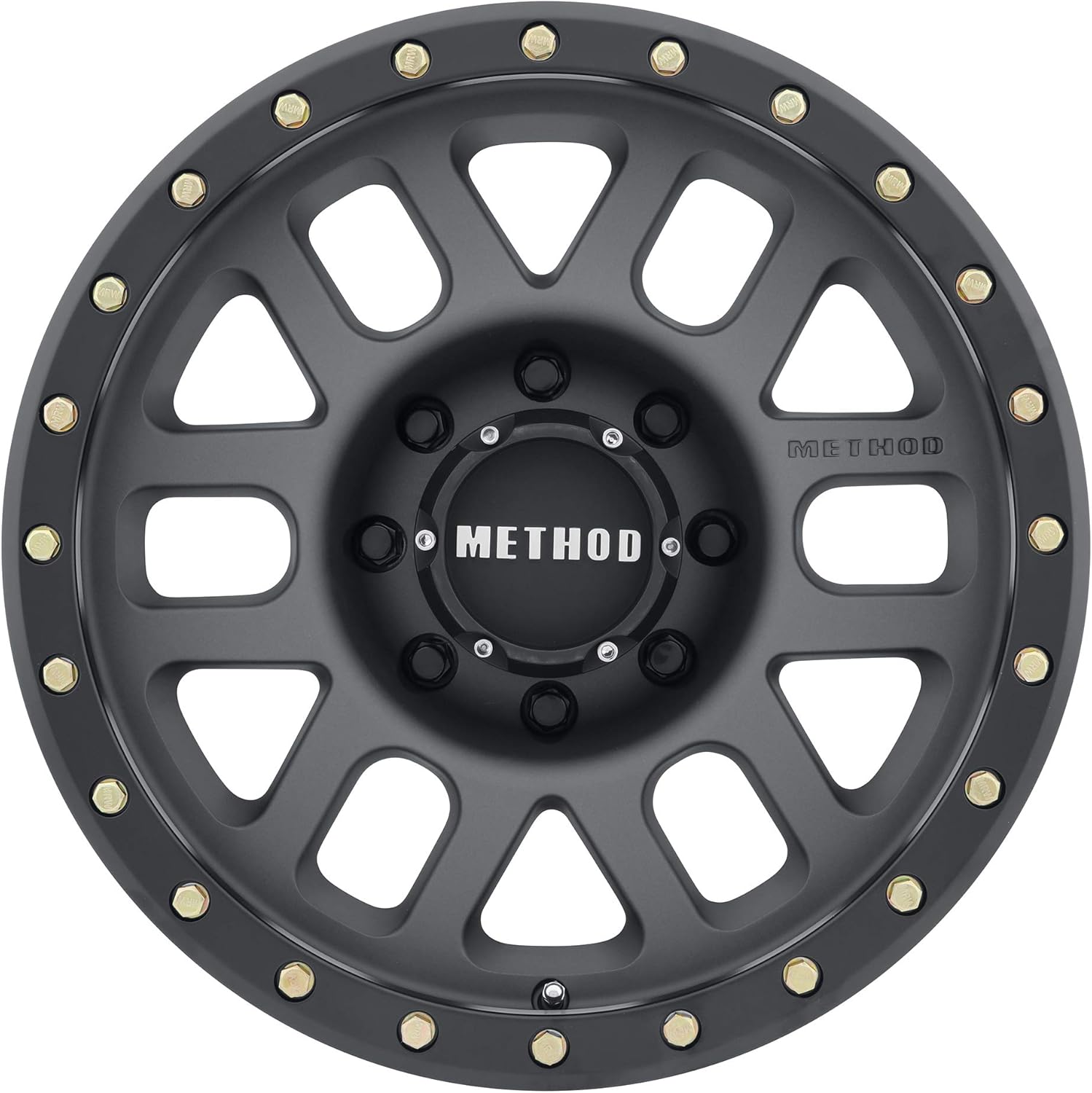 Method Race Wheels 309 Grid Titanium/Black Street Loc 18x9" 8x6.5", 18mm offset 5.75" Backspace, MR30989080818