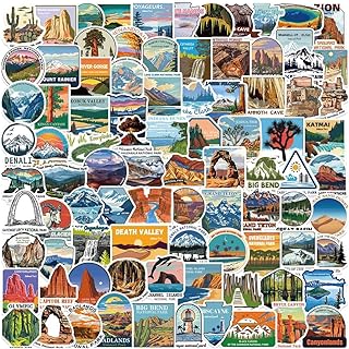 National park stickers for luxury travel planning