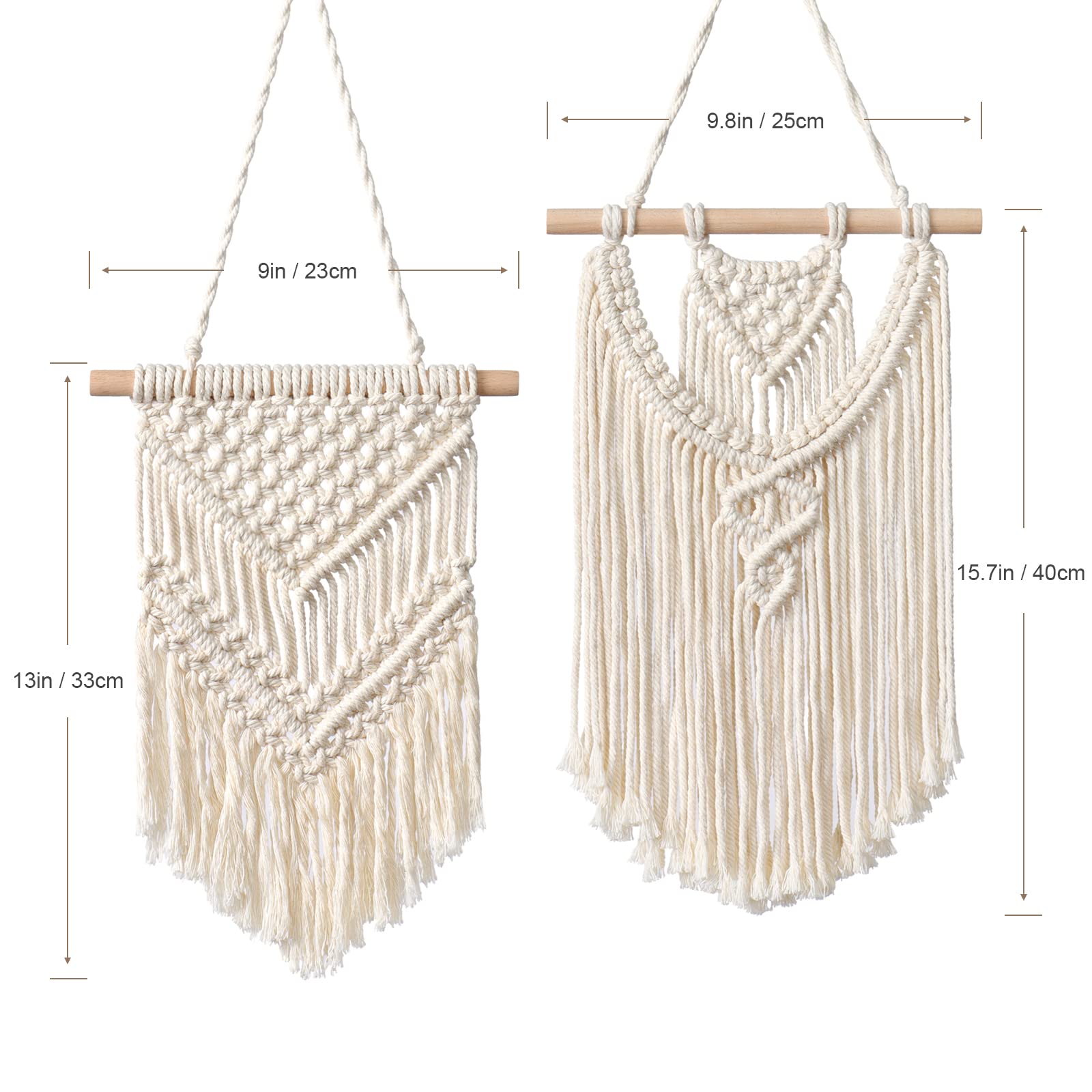 Arazzo da parete in macramè Boho, arazzo da parete in macramè intrecciato, decorazione per la