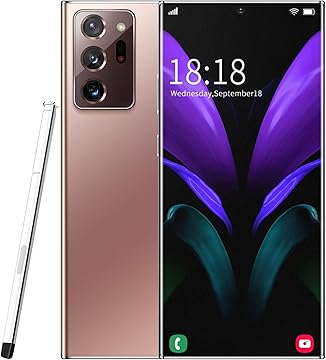 5G Mobile Phone Smartphone SIM Free Phones Unlocked NOTE20U 6 9 Inch Waterdrop Screen 5000mAh Battery 18MP 48MP Camera 12GB 512GB With Stylus Android10 0 Cell Phone
