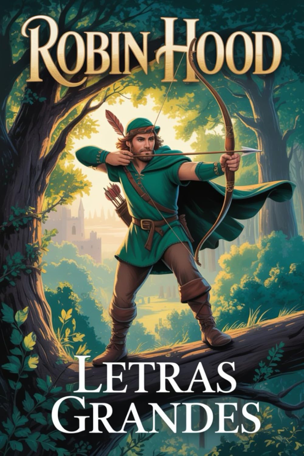 Robin Hood: Edición adaptada con texto de fácil lectura y tamaño de letra 16