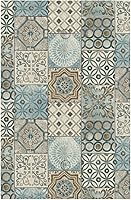 Vista 101 de Azulejo mediterráneo azul de 1 banda cubierta de toma de corriente Talavera mosaico mexicano marroquí mosaico dispositivo de palanca individual