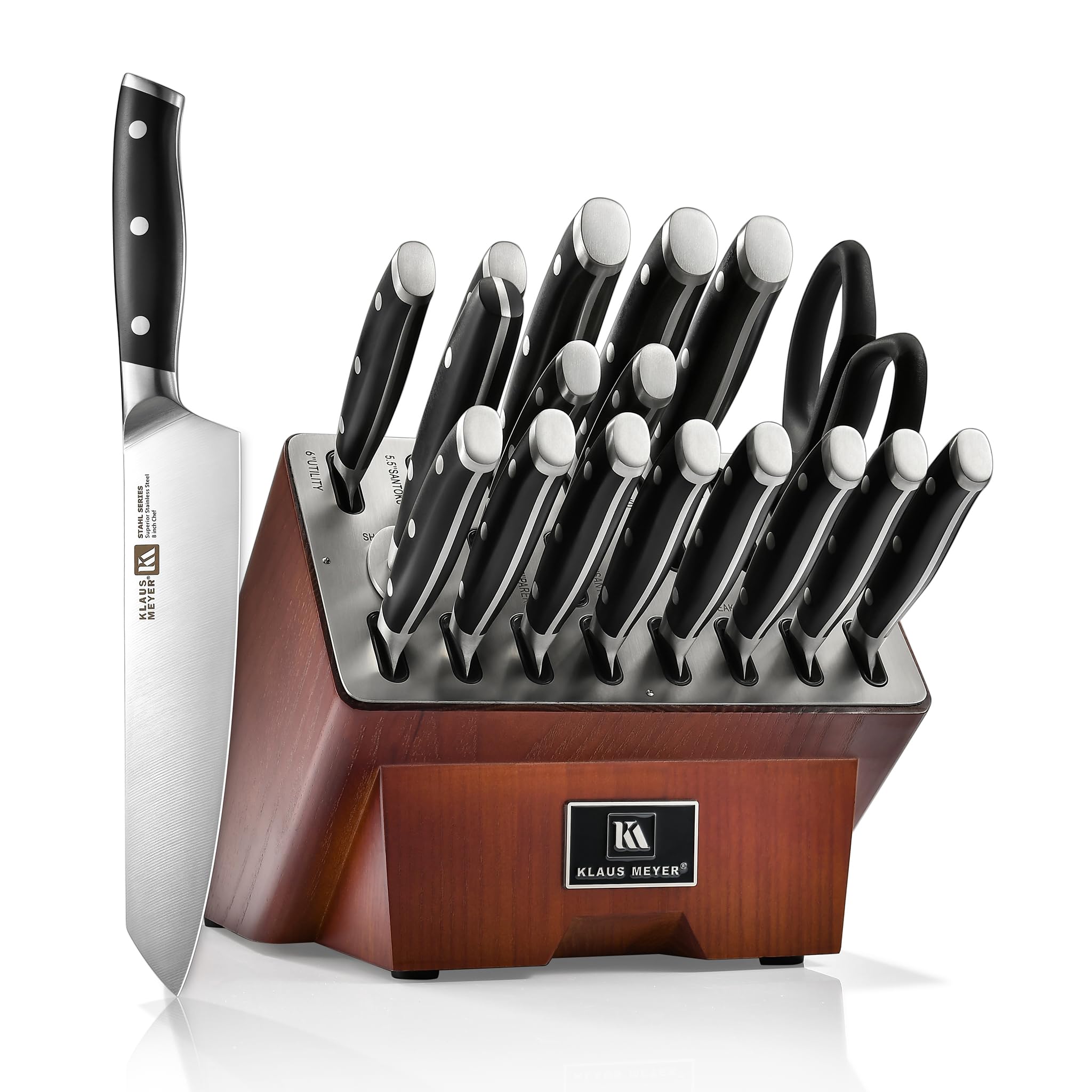 Klaus Meyer 19-Piece Knife Block Set