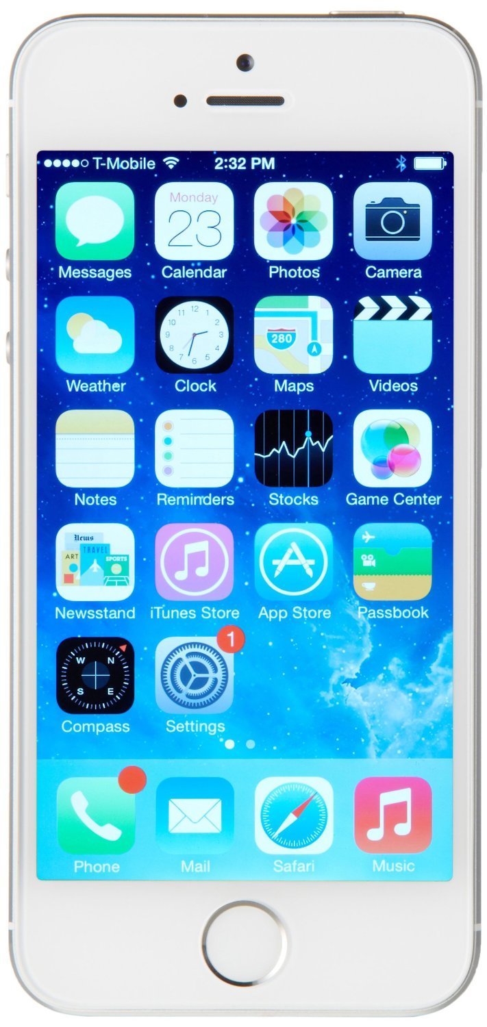 【9999】iPhone 5s Silver 32 GB docomo Apple Iphone 5s 32gb