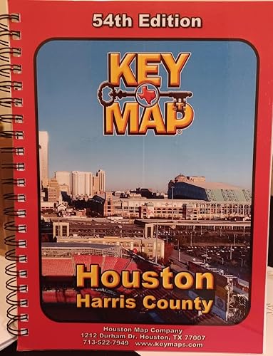 54th Edition Key Map Houston - Harris County