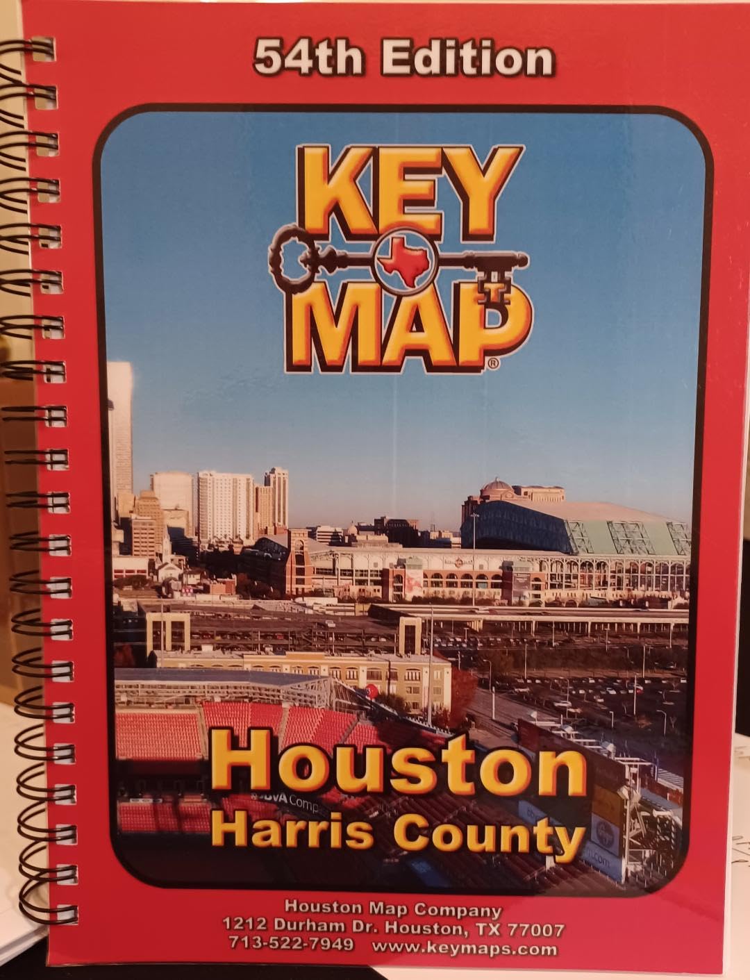 54th Edition Key Map Houston - Harris County