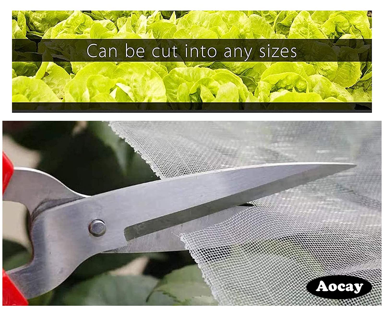 Malla Protección Plantas Jardin, Multifunción Red para Insectos Malla Fina Antipajaros para Proteja Verduras Frutas Plantas Flores de Daños, Cortable Malla Blanca Jardin
