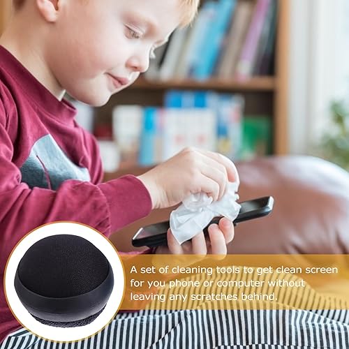 Miniatura 7 de Abaodam 3 unids Limpieza de pantalla Almohadilla de bola Almohadilla de limpieza de pantalla Limpiadores de pantalla Esponja de limpieza Pantallas