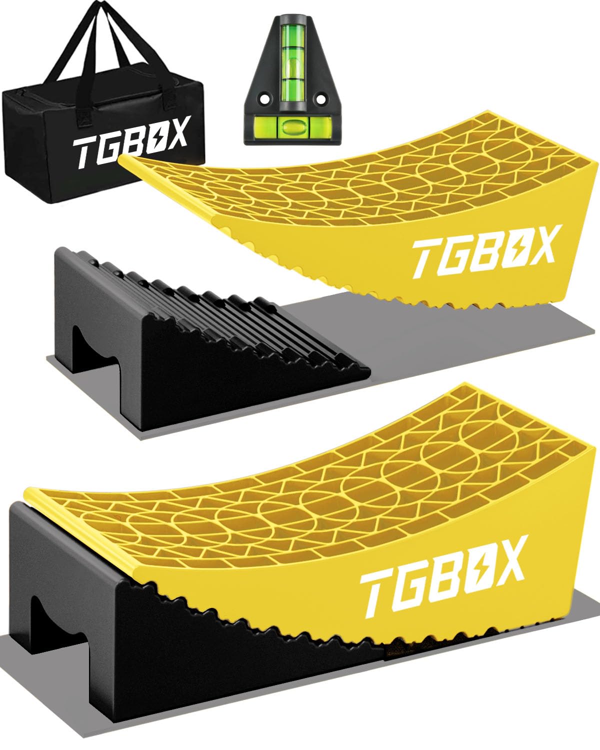 Snapklik.com : TGBOX RV Leveling Blocks Ramp Kit, 2 Packs Camper ...
