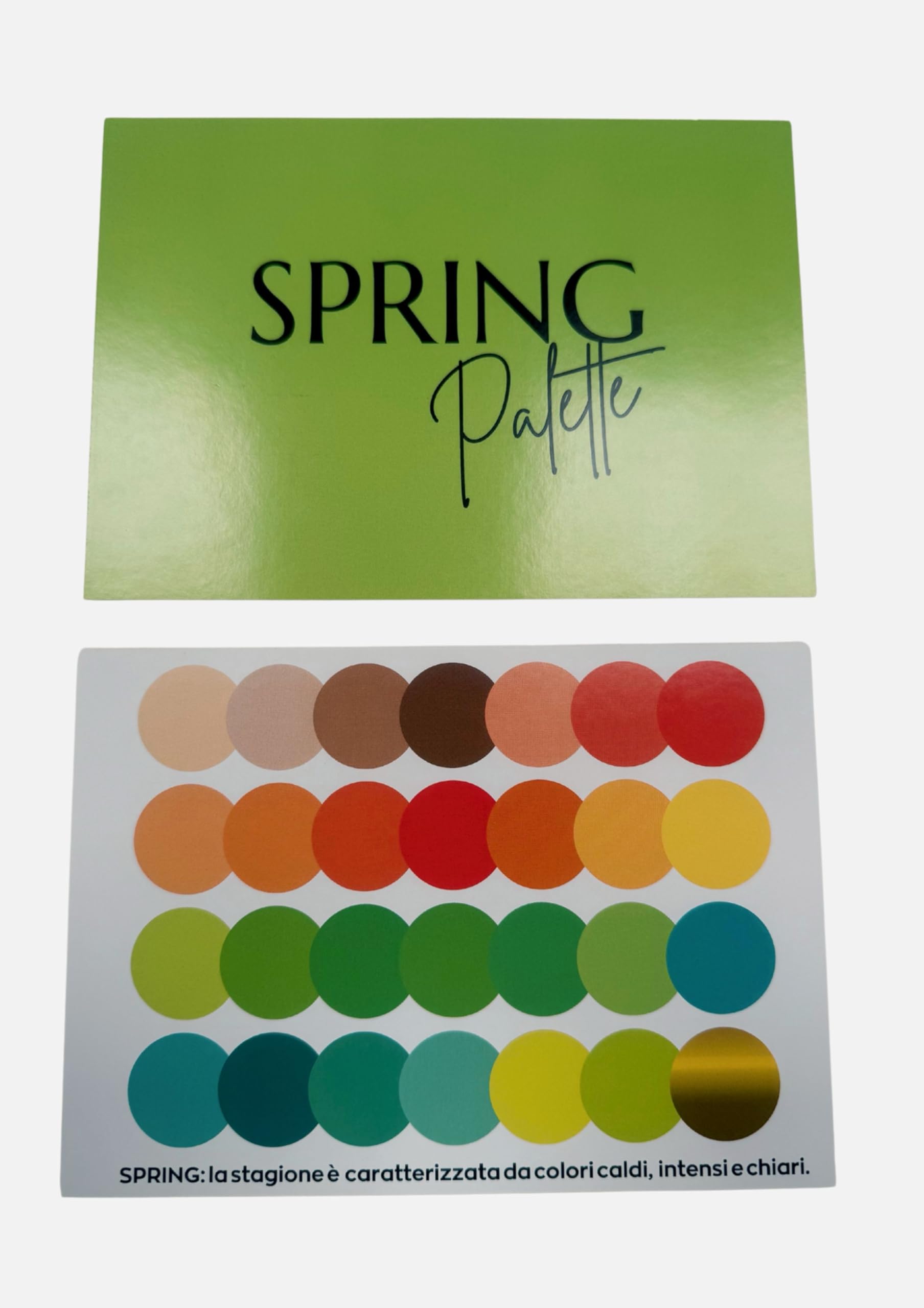 Palette Armocromia Macrostagioni - Formato MAXI - Set da 1 e Set da 5 - Winter, Summer, Autumn, Spring/Maison Image Academy (SPRING - 1 PALETTE)