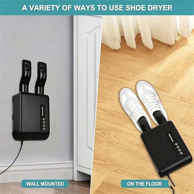 Secador de calzado de pared con temporizador ajustable miniatura 5