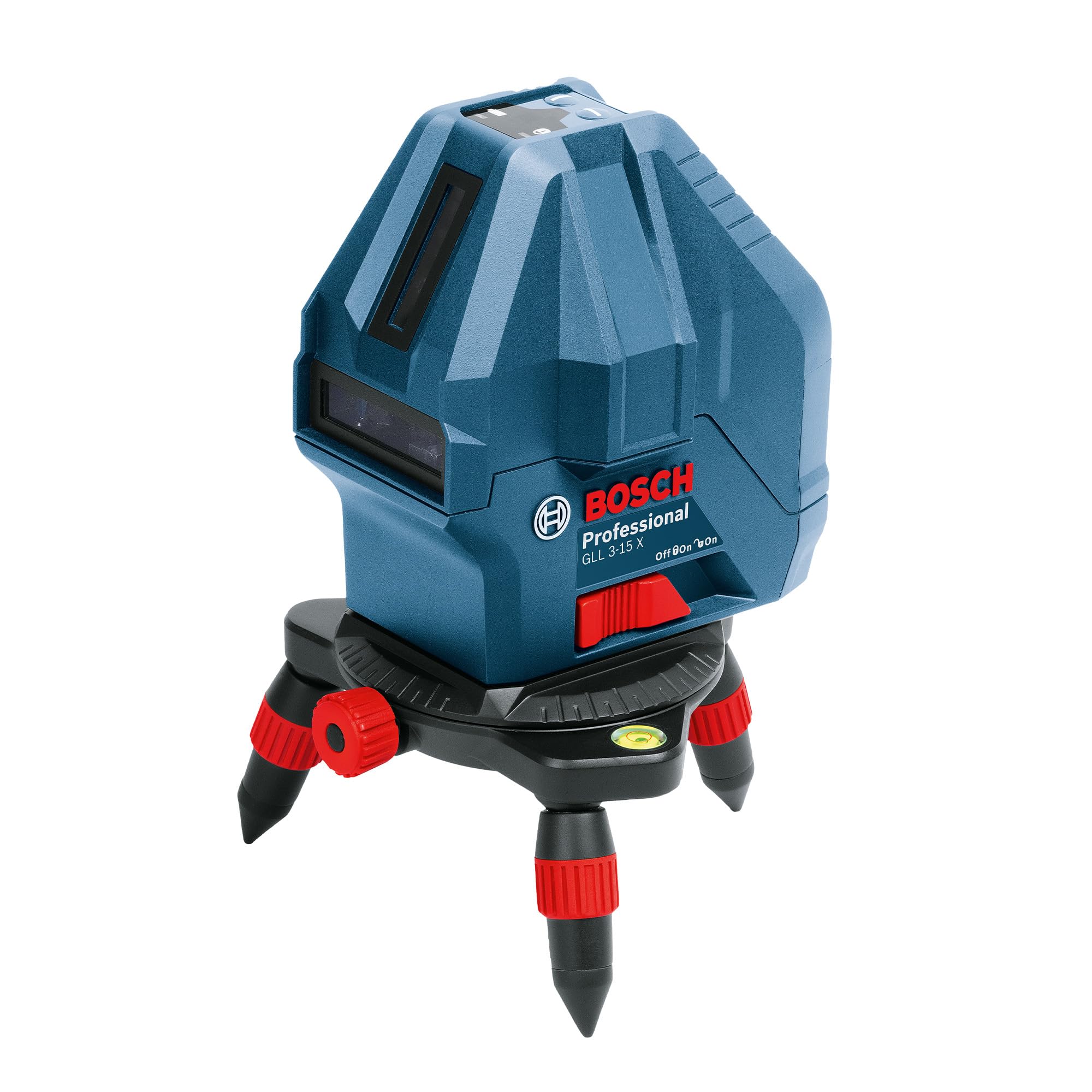 Bosch Professional GLL 3-15X Line Laser, IP54 15m Self Levelling (Accuracy: ± 0.2 mm/m, Blue)
