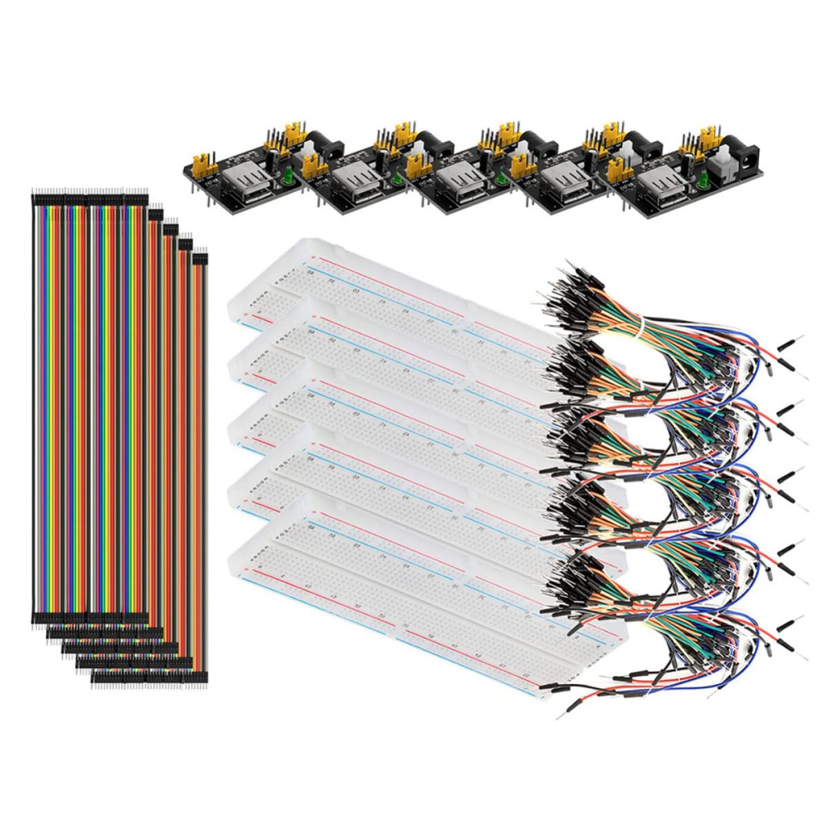 Kit de Aprendizaje 5 V para Placa de Pruebas Módulo de Alimentación 3.3 V