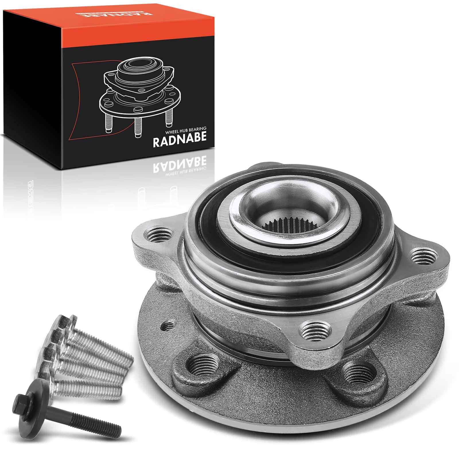 Frankberg Roulement de roue, kit de roulement de roue, avant | devant Roue à bride ⌀135,7, 8672371; Compatible avec: S60 I 384, S80 I 184, XC70 Cross Country 295, V70 II 285