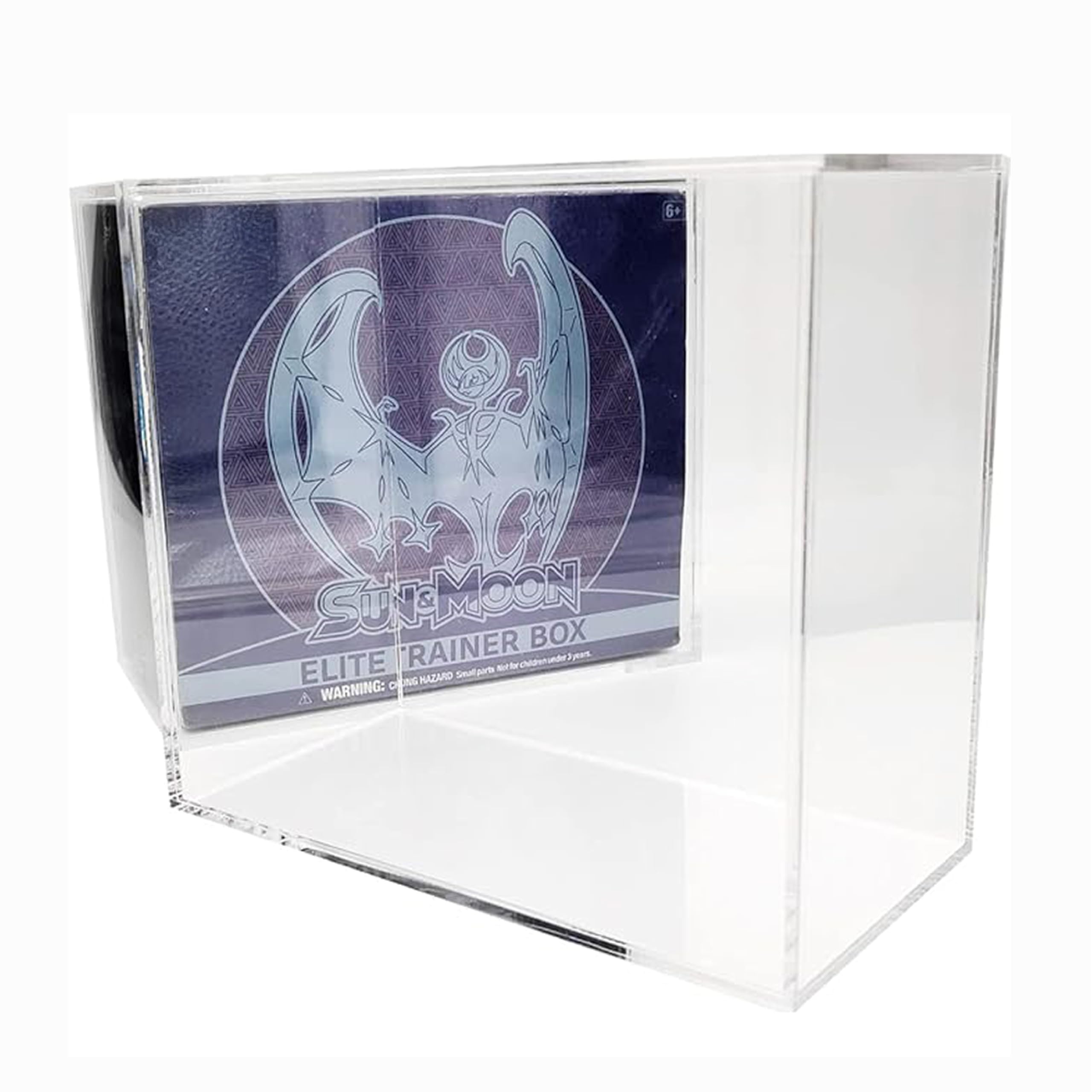 ETB Pokemon Acrylic Protective Box - Protect Your Elite Trainer Box from Wear and Tear With Stylish Acrylic - Ideal for Pokmon Collectors (1 Unit)