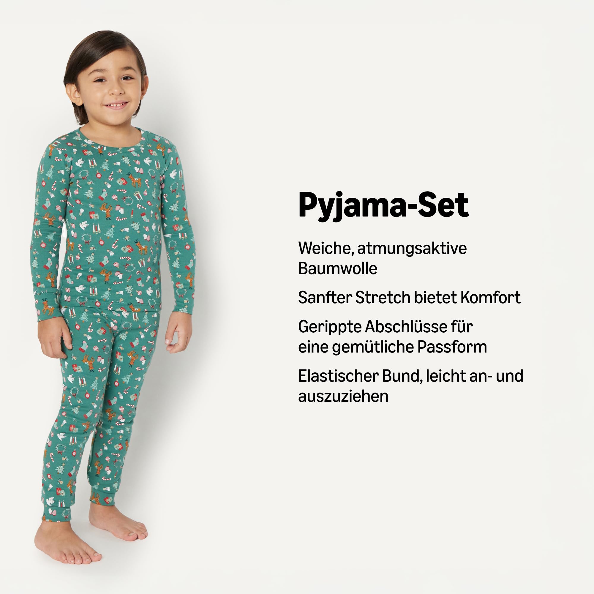 Amazon Essentials x Sofia Grainge Passende Weihnachts-Pyjama-Sets für die ganze Familie