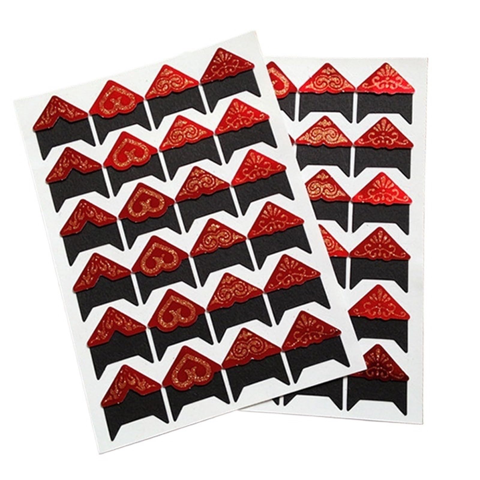 Lot de 960 autocollants en papier pour coins de photo - Pour décoration d'albums photo, cadres et scrapbooking