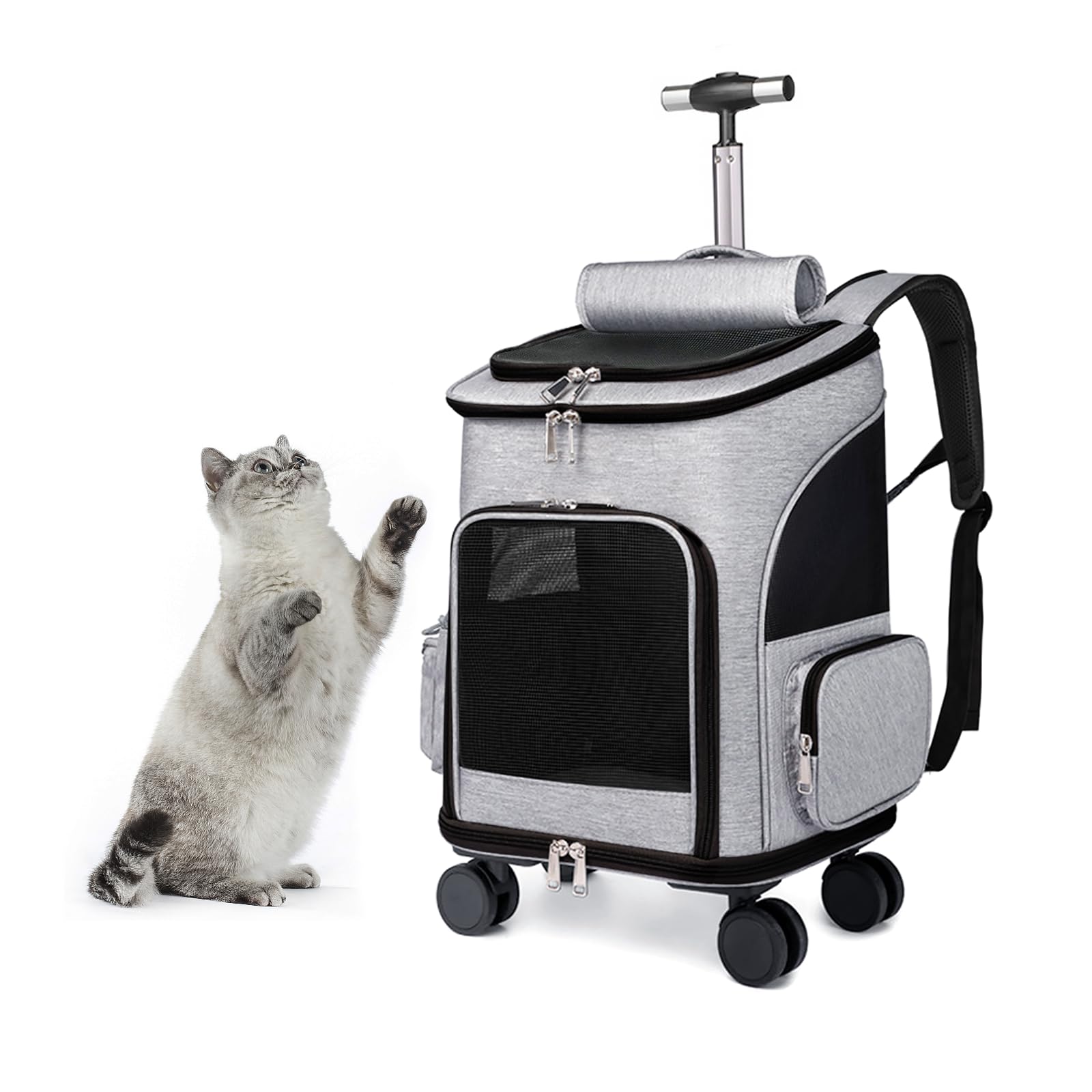 ペットキャリー キャスター付き 猫 猫用 キャリー カート 犬 小型犬