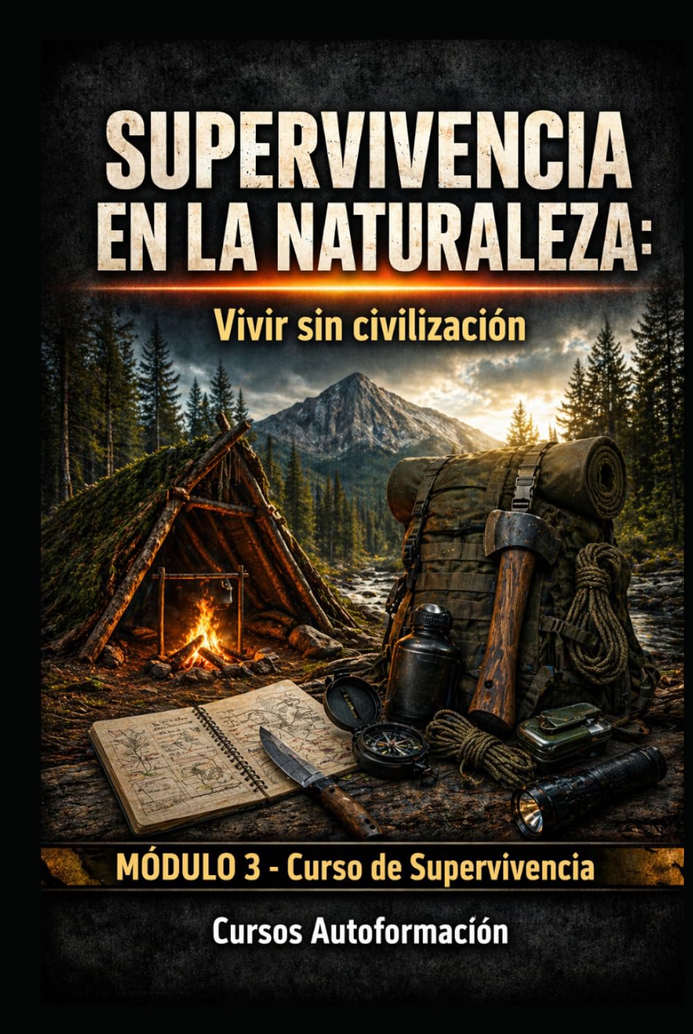 SUPERVIVENCIA EN LA NATURALEZA: Vivir sin civilización: Curso de Supervivencia (MÓDULO 3)