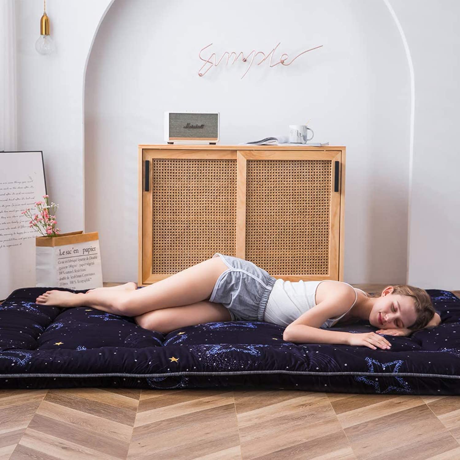 Japanse vloer Futon matras, opvouwbare Tatami mat