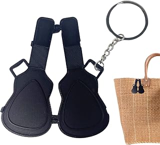 Soporte de llavero de selección de guitarra - Caso de selección de guitarra | Organizador de Plectrum 3D impreso | portátil para llaves de la bolsa de mochila Decoración del bolso con la bolsa