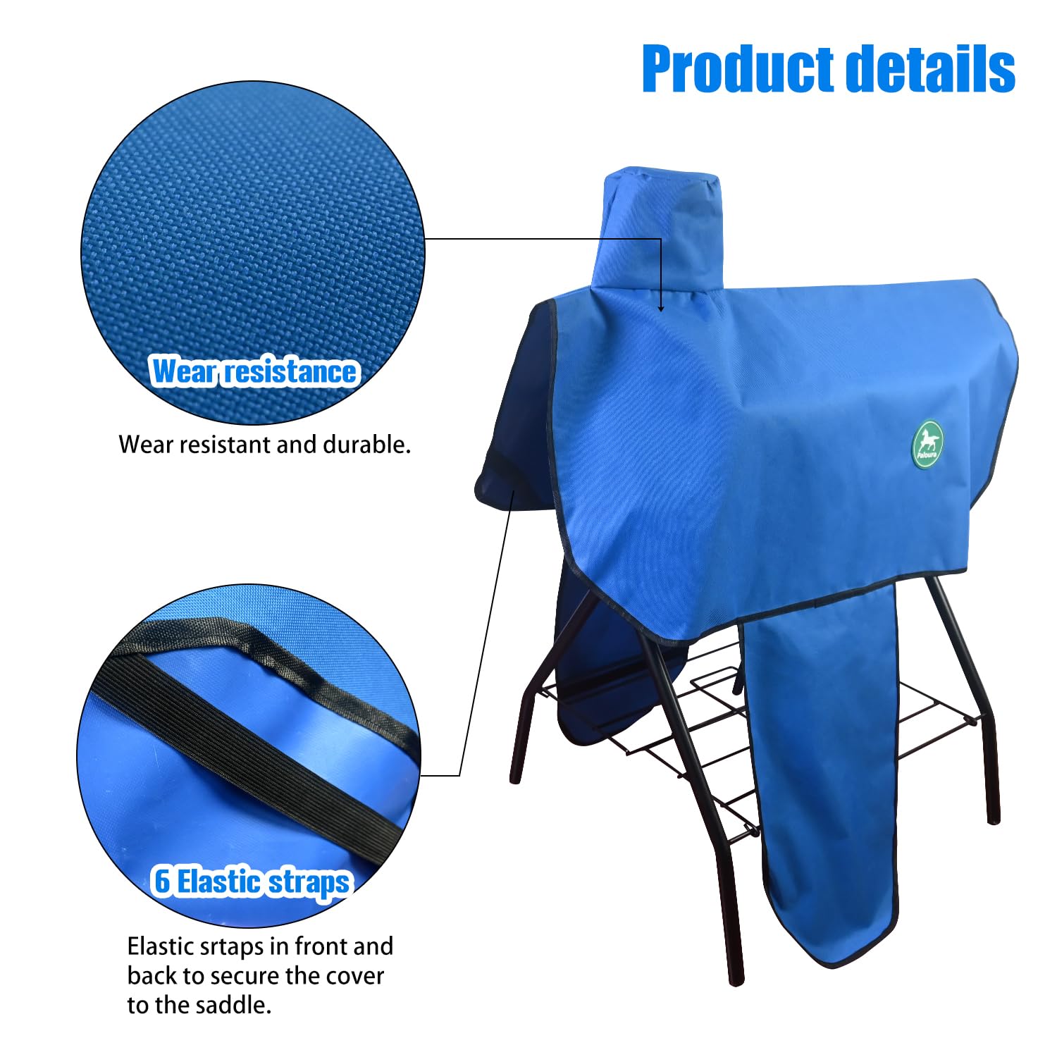Sangle pour selle western - Sangle western pour cheval Cinch en acier inoxydable - Sangle élastique anglaise - Accessoire de selle durable et respirant pour