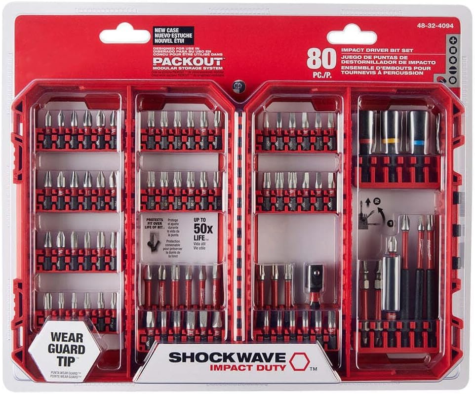 48-32-4094 for Milwaukee Shockwave Impact Duty Driver Bit Set - 80 PC X3