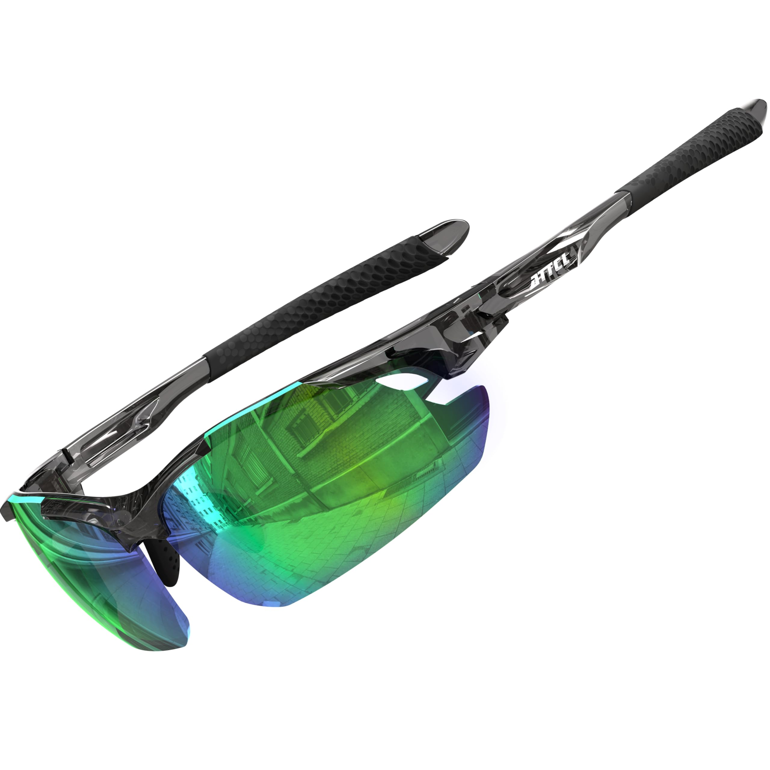 ATTCL Hombre Gafas de sol Polarizado Al-Mg Metal Super Ligero Marco UV400 CAT 3 CE