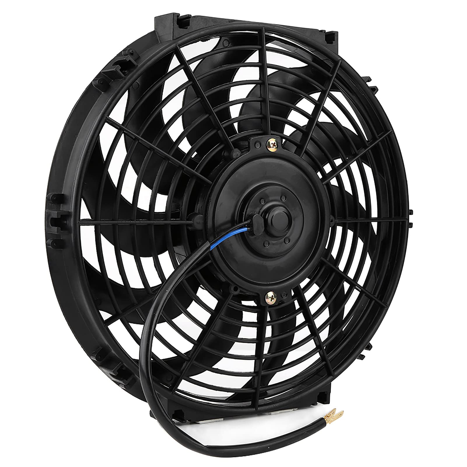 Estink Ventola Raffreddamento 12" 12V 80W | 10 lame, 12 pollici, 12V 80W, per radiatore auto