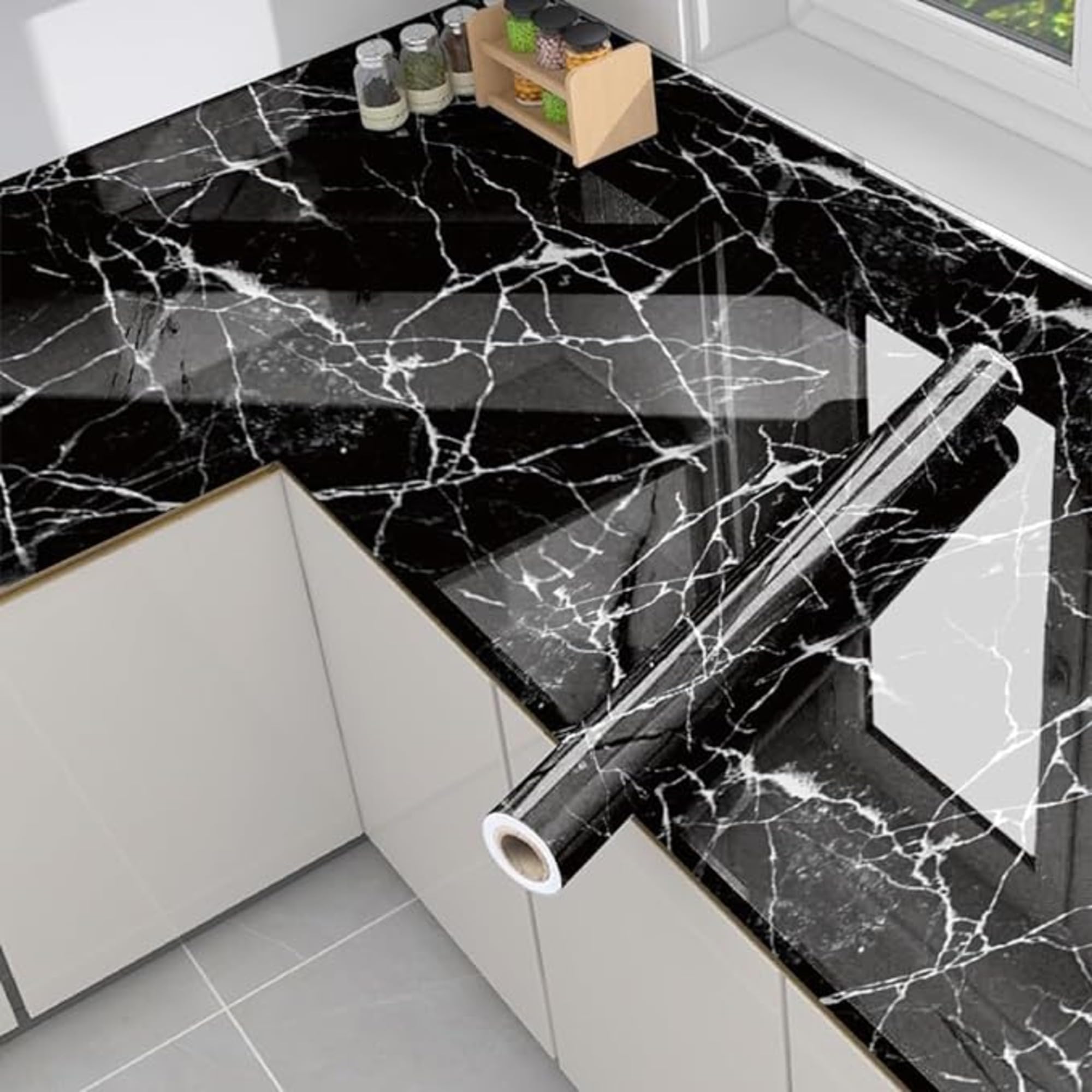 See full amazon price history chart for GOLDFRESH Premium Wall Stickers DIY Wallpaper Vinyl Marble Peel and Stick Waterproof Wallpaper for Home Kitchen Countertop Cabinet Furniture Oil Proof Kitchen Stickers (TV-Black Marble) GOLDFRESH Premium Wall Stickers DIY Wallpaper Vinyl Marble Peel and Stick Waterproof Wallpaper for Home Kitchen Countertop Cabinet Furniture Oil Proof Kitchen Stickers (TV-Black Marble) (B0DFWQBPWC) Amazon Price History, Amazon Price Tracker