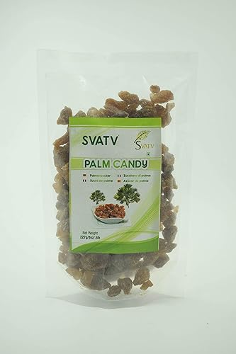 SVATV Caramelo de palma Edulcorante natural Sin gluten - Edulcorantes Alternativa al azúcar refinada Sustituto para hornear Sin conservantes