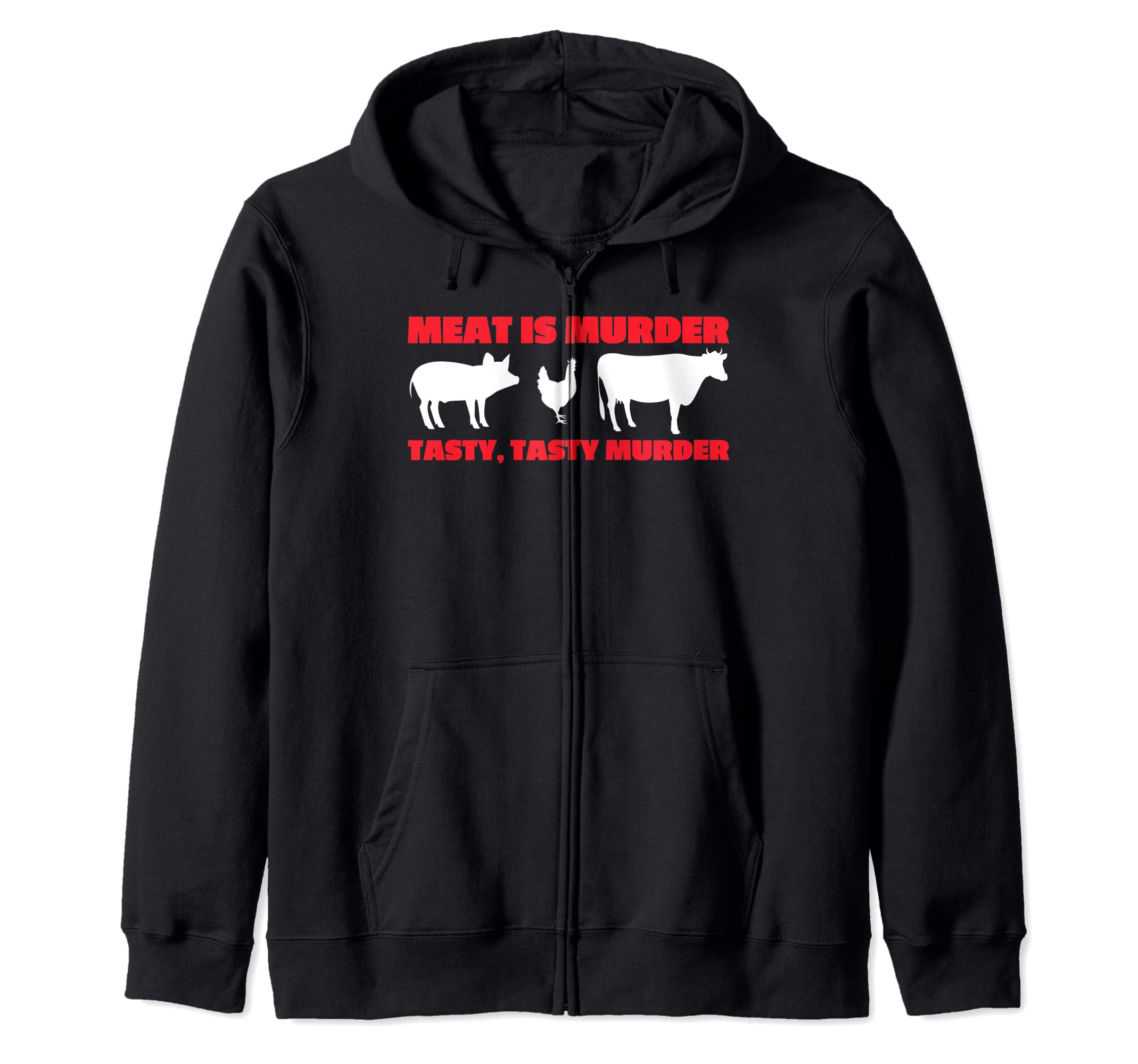 Meat Is Murder Zip Hoodie