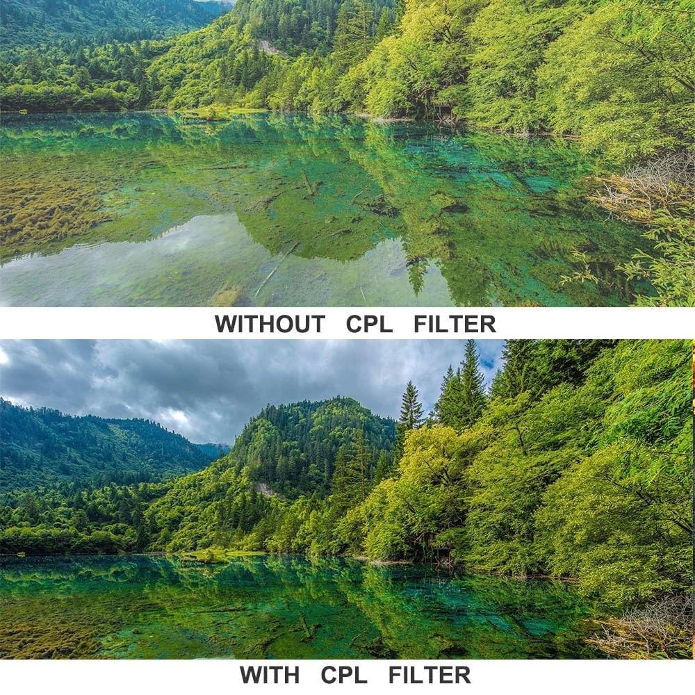 Filtre Polarisation Circulaire MRC CPL 58mm Multicouches – Protection Objectif Canon EOS 18-55mm