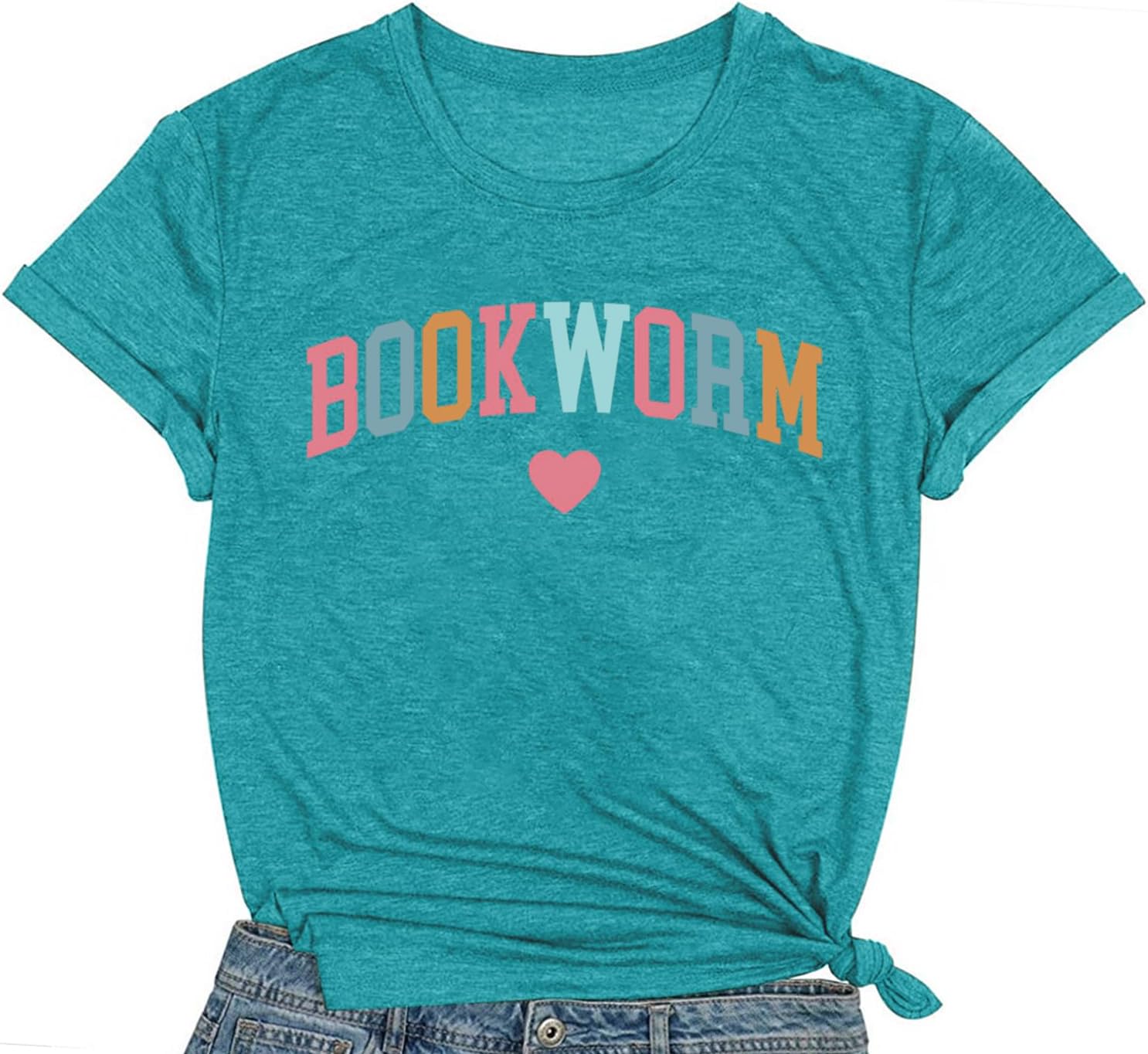 Womens Bookworm Shirts Reading Teacher T-Shirt Book Lover Tee Library Bookish Tops