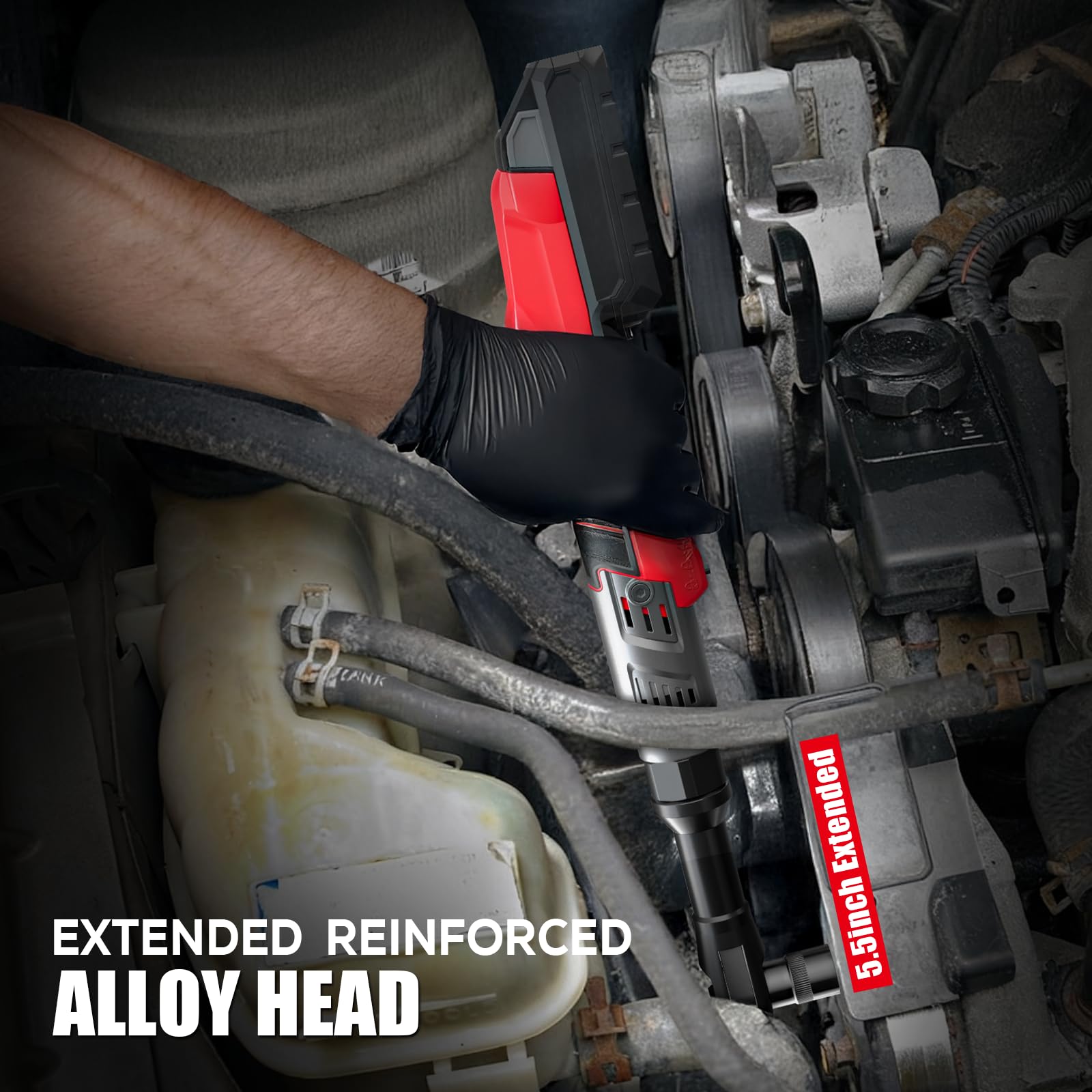 Milwaukee 18V Cordless Ratchet - 75 Ft-lbs Torque -4 Milwaukee 18V Cordless Ratchet - 75 Ft-lbs Torque -4