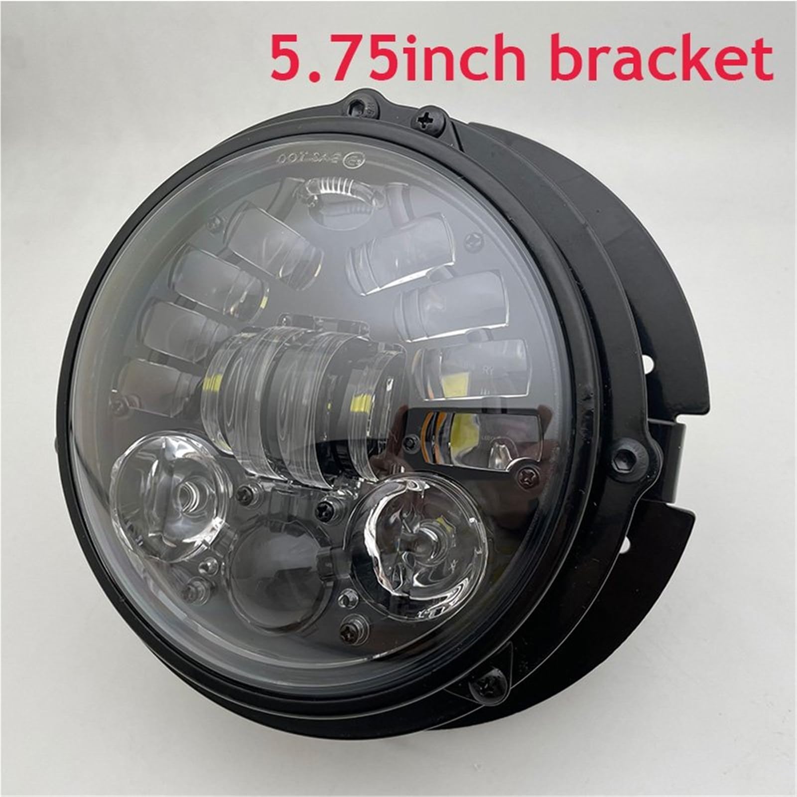 LED Fendinebbia Kit Staffa Faro 5,75 Pollici Faro Moto | Kit Staffa Faro 5 3/4 "5.75 Pollici Staffa Di Montaggio Per Anello Faro Moto Per Fari LED Rotondi Da 5.75"