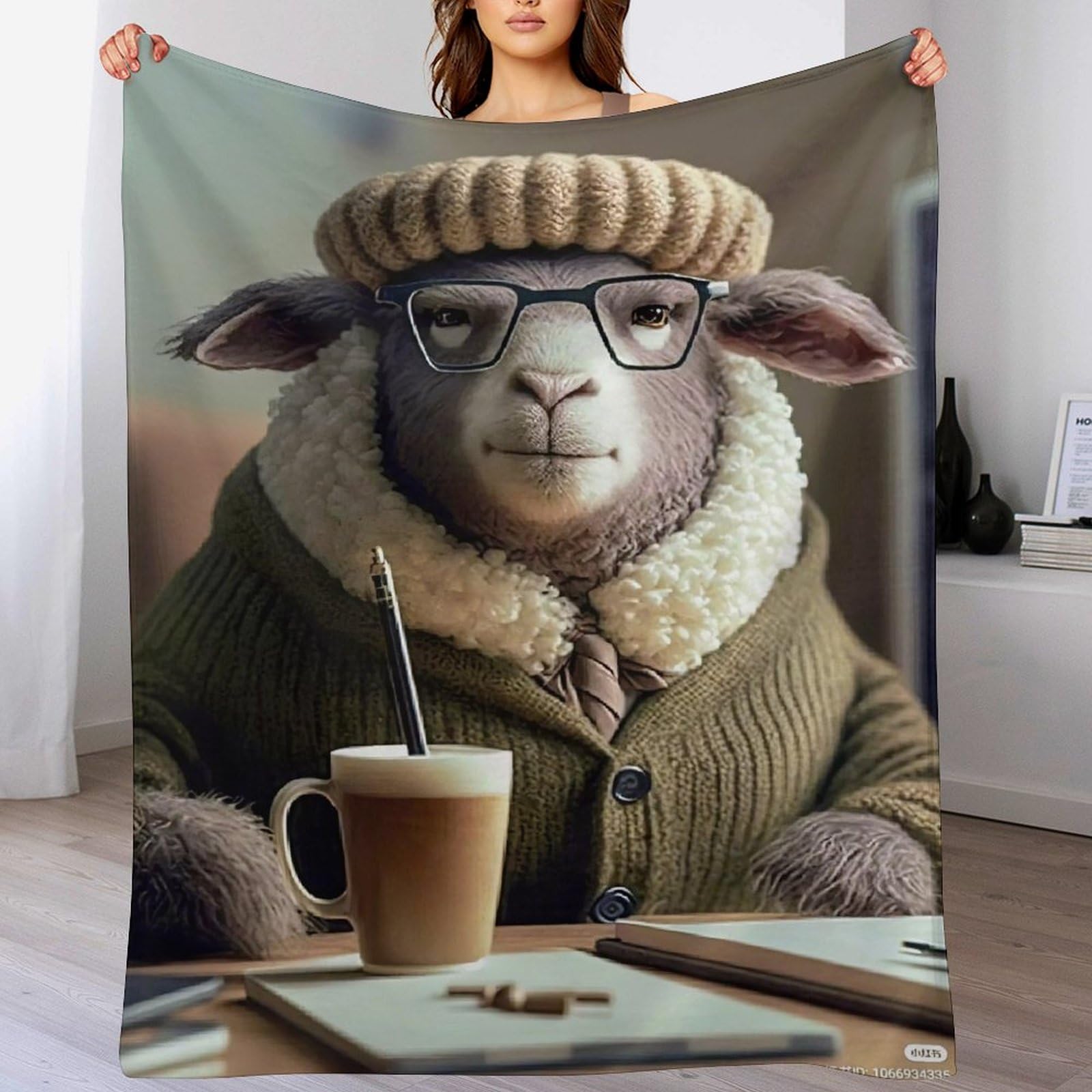Couverture polaire mouton tendre enveloppe de douceur pour toute la famille