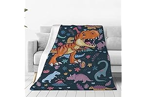Dinosaur Blanket Throw Gifts for Girls, Boys, Women, Adults (50"X40") DLTND