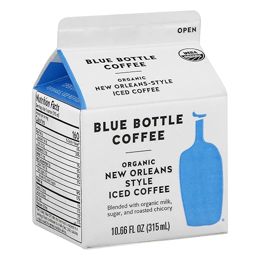 Blue Bottle Coffee Organic New Orleans Style Iced Coffee, 10.6 Fz