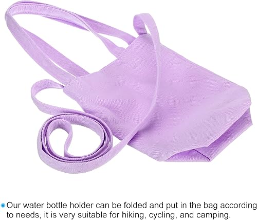 Miniatura 4 de PATIKIL Soporte para botella de agua con correa, portador portátil para botella de agua de apertura amplia, bolsa para camping, pesca, senderismo,